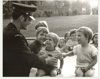 With 2 brothers, one on left was afraid of me. His brother said it's ok, he's a police orfficer
