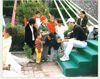 Performance rehearsal at Great Wall Festival in 2000